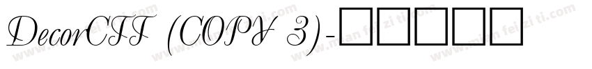 DecorCTT (COPY 3)字体转换